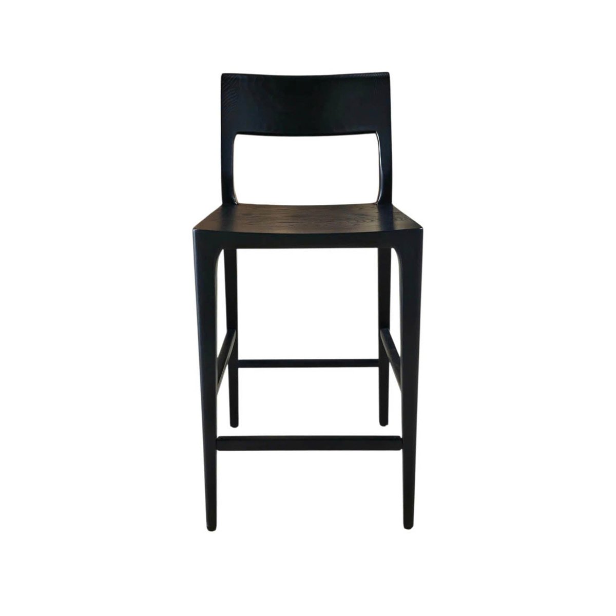 LH Home Catania Wooden Barstool With Footrest