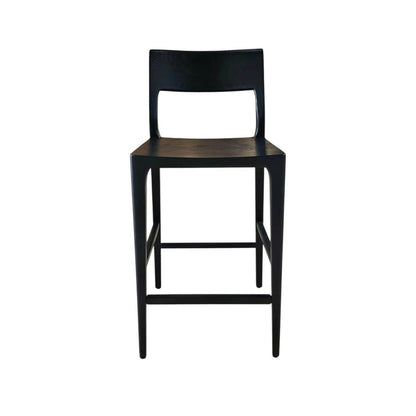 LH Home Catania Wooden Barstool With Footrest