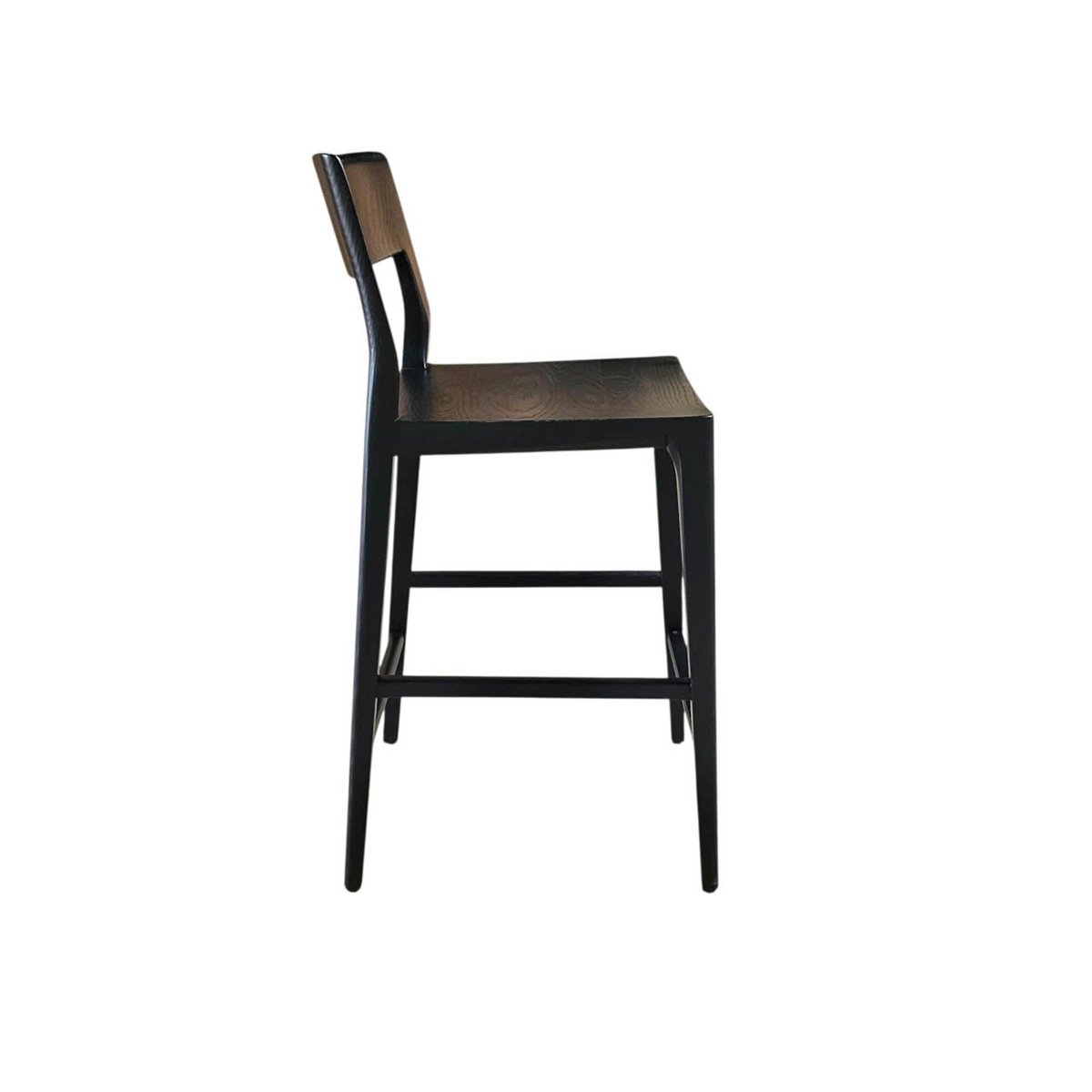 LH Home Catania Wooden Barstool With Footrest