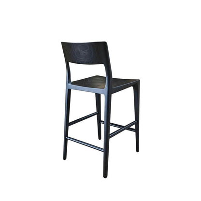 LH Home Catania Wooden Barstool With Footrest