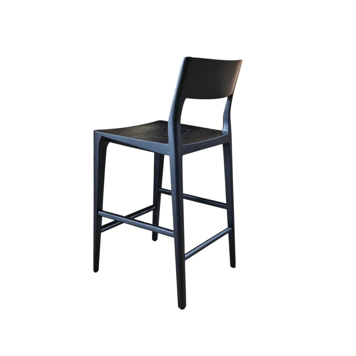 LH Home Catania Wooden Barstool With Footrest