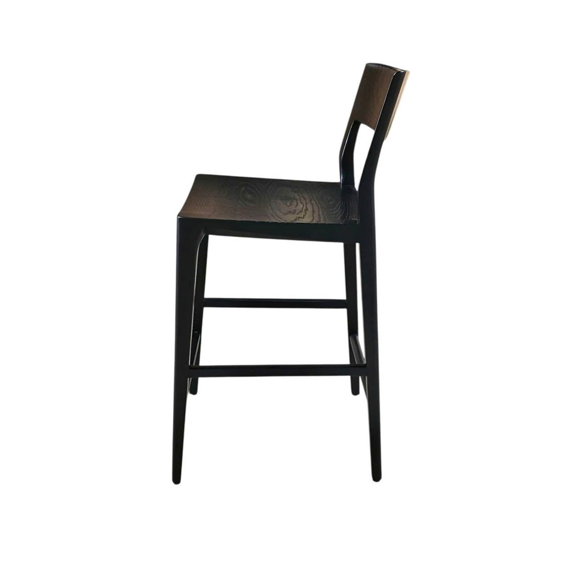 LH Home Catania Wooden Barstool With Footrest
