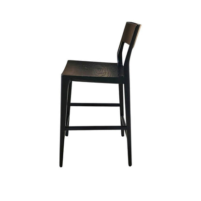 LH Home Catania Wooden Barstool With Footrest