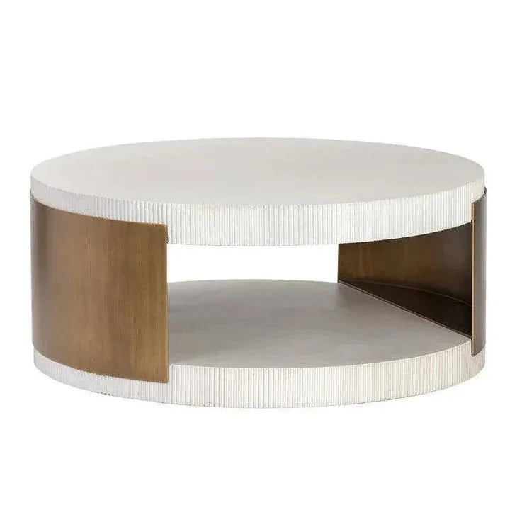 SUNPAN Cavette Concrete Top Outdoor Coffee Table