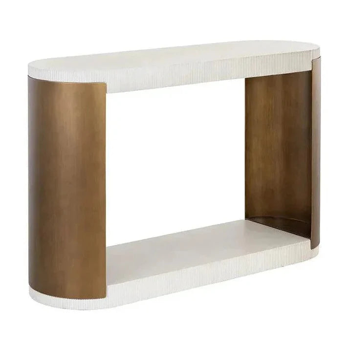 SUNPAN Cavette Concrete Top Outdoot Console Table