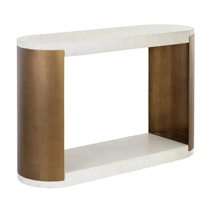SUNPAN Cavette Concrete Top Outdoot Console Table