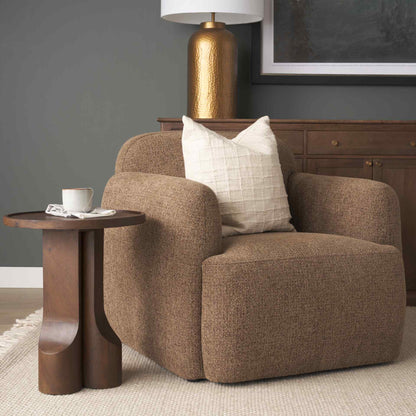 Mercana Cayson Wooden Sculptural Accent Table