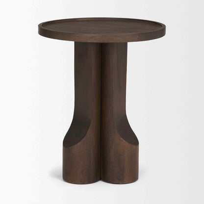 Mercana Cayson Wooden Sculptural Accent Table
