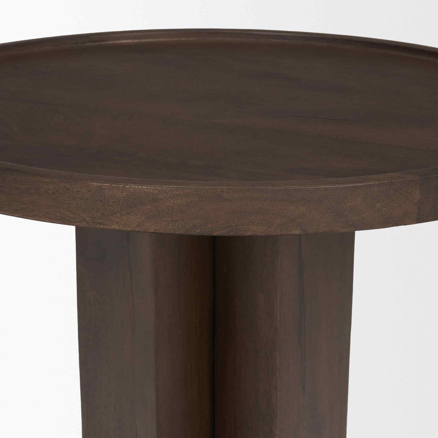 Mercana Cayson Wooden Sculptural Accent Table