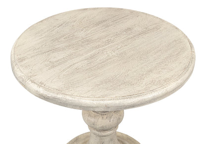 Cecelia Pedestal Table-Side Tables-Sarreid-LOOMLAN