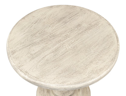 Cecelia Pedestal Table-Side Tables-Sarreid-LOOMLAN