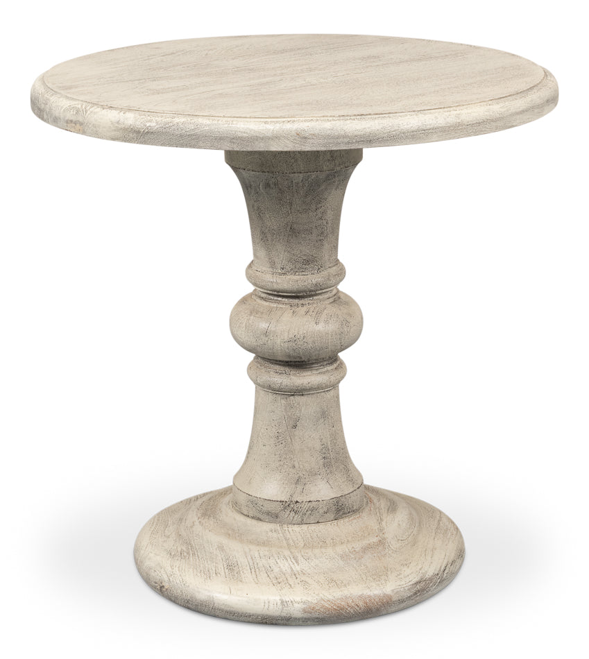 Cecelia Pedestal Table-Side Tables-Sarreid-LOOMLAN