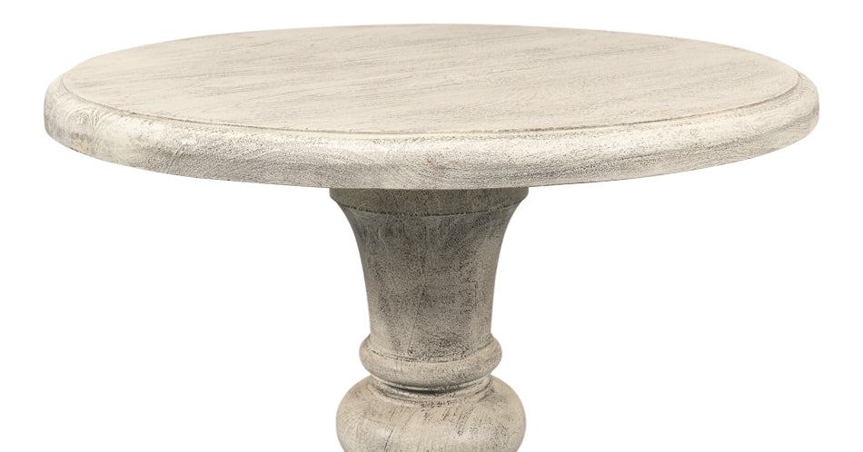 Cecelia Pedestal Table-Side Tables-Sarreid-LOOMLAN