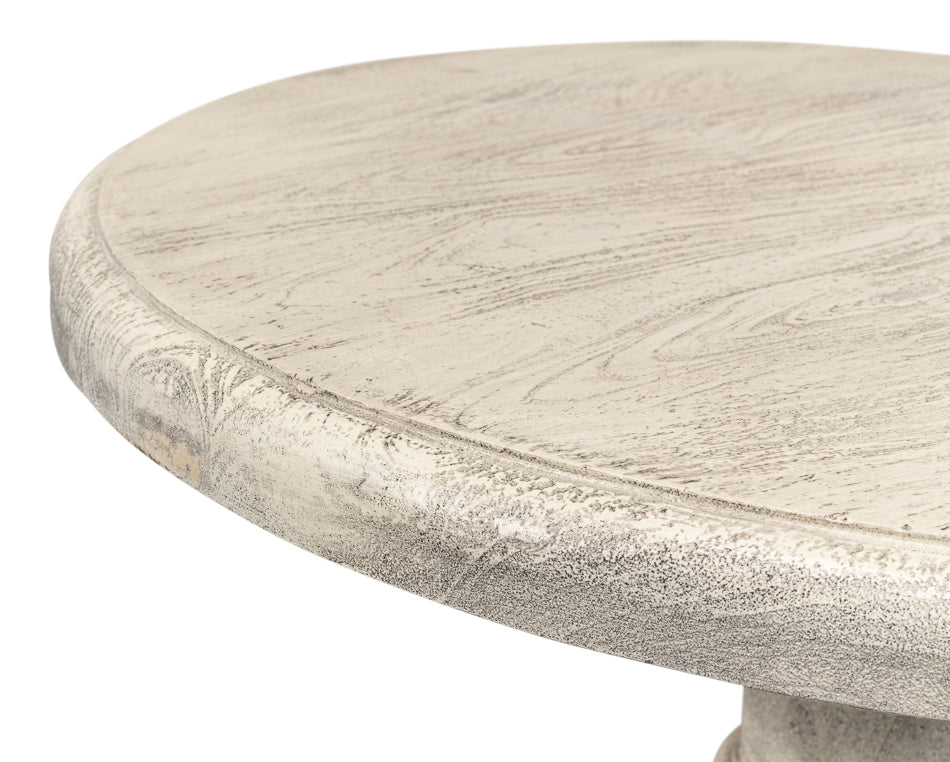 Cecelia Pedestal Table-Side Tables-Sarreid-LOOMLAN