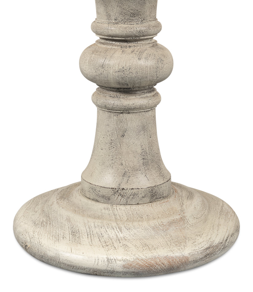 Cecelia Pedestal Table-Side Tables-Sarreid-LOOMLAN