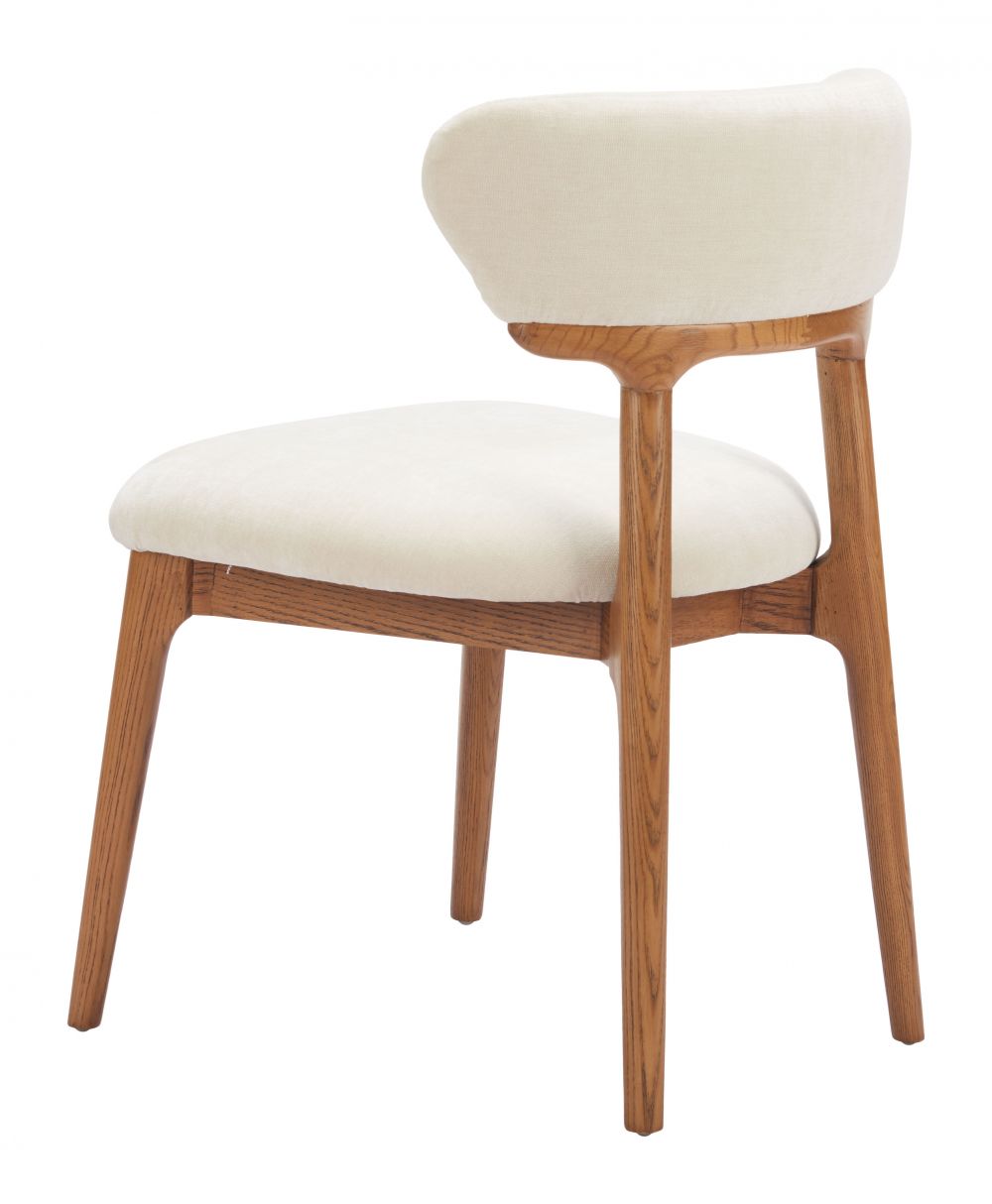 Zuo Modern Cedar Fabric Armless Dining Chair (Set of 2)