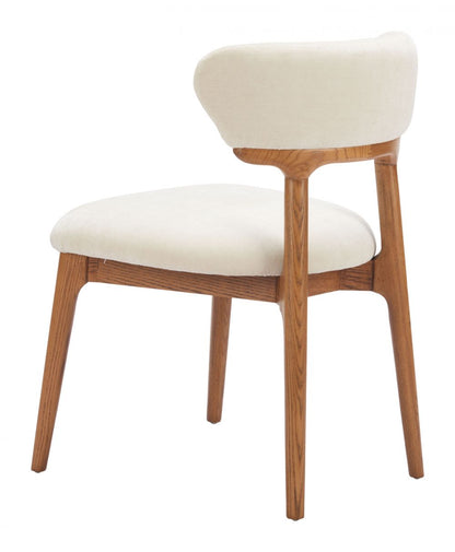 Zuo Modern Cedar Fabric Armless Dining Chair (Set of 2)