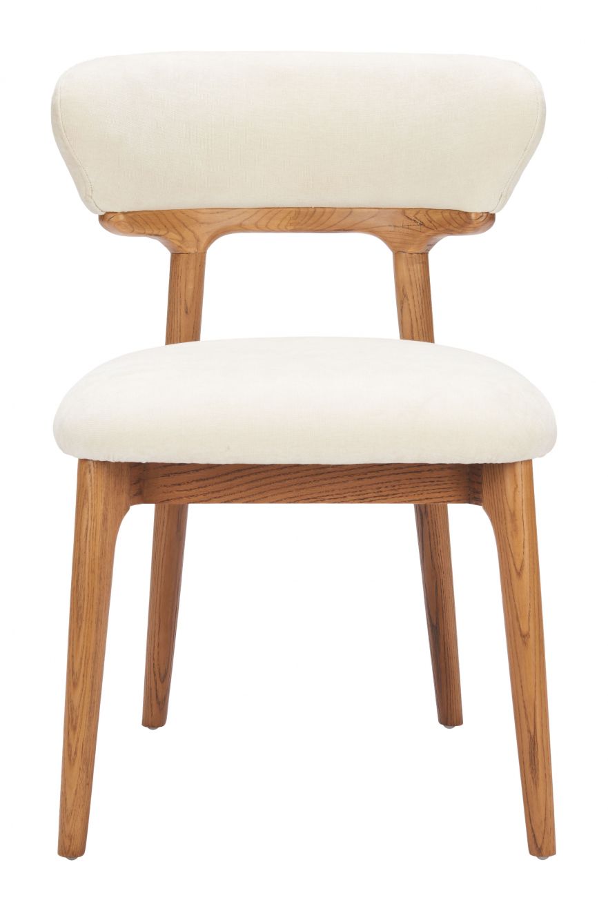 Zuo Modern Cedar Fabric Armless Dining Chair (Set of 2)