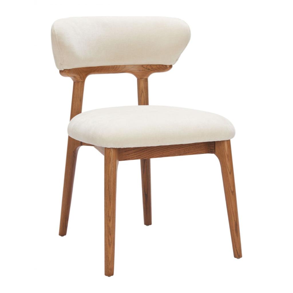 Zuo Modern Cedar Fabric Armless Dining Chair (Set of 2)