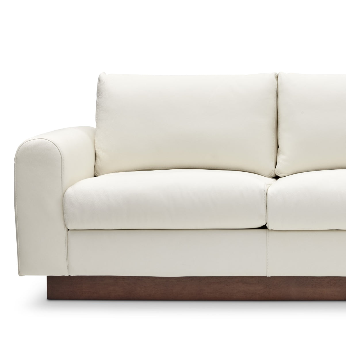 Cha Cha Stylish and Sustainable Custom Leather Sofa-Sofas & Loveseats-One For Victory-LOOMLAN