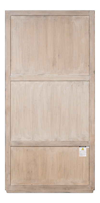 Chamonix Tall Cupboard-Sideboards-Sarreid-LOOMLAN