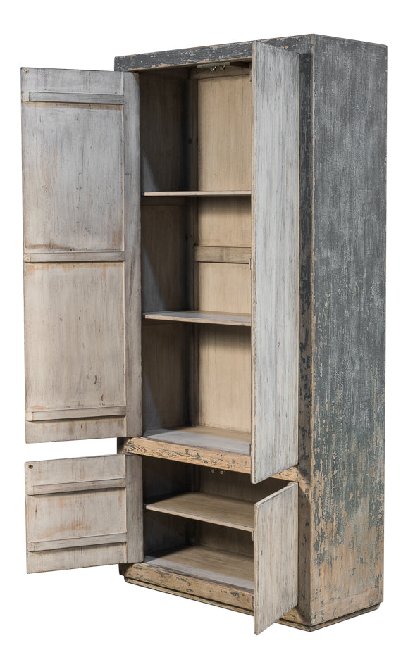 Chamonix Tall Cupboard-Sideboards-Sarreid-LOOMLAN