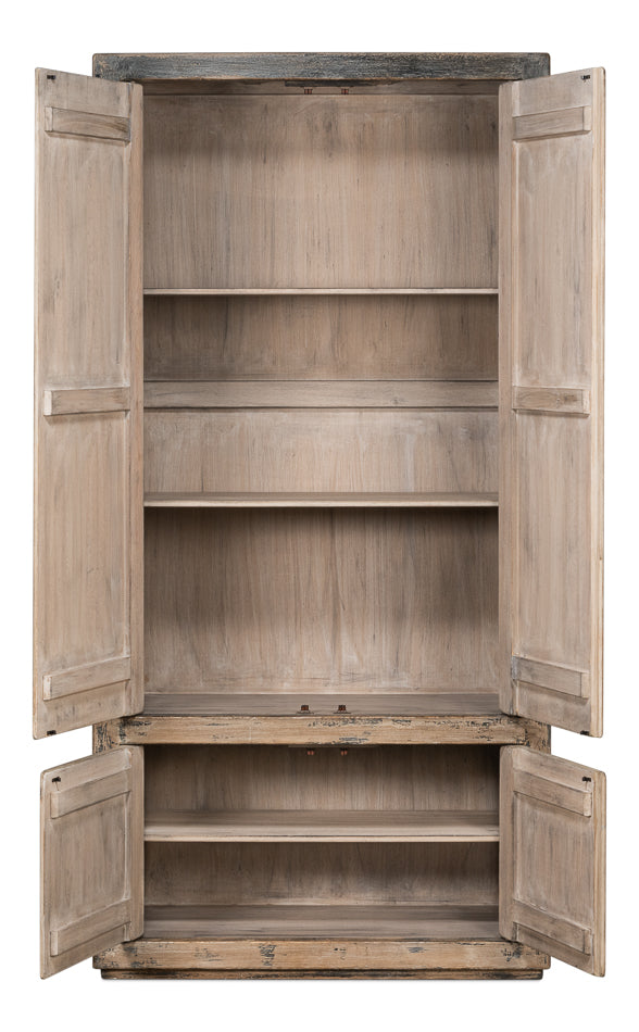 Chamonix Tall Cupboard-Sideboards-Sarreid-LOOMLAN