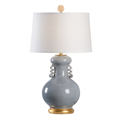 Wildwood Chan Grey Glazed Ceramic Table Lamp