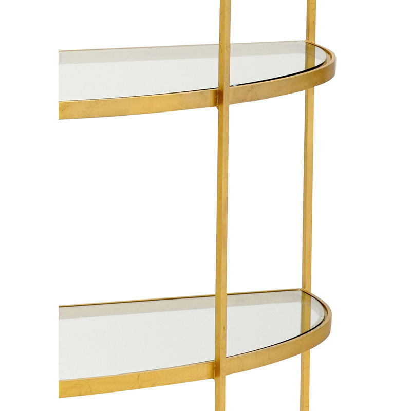 Chandler Gold Iron Made Etagere-Etageres-Wildwood-LOOMLAN