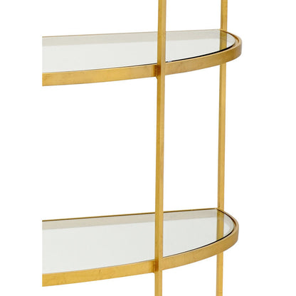 Chandler Gold Iron Made Etagere-Etageres-Wildwood-LOOMLAN