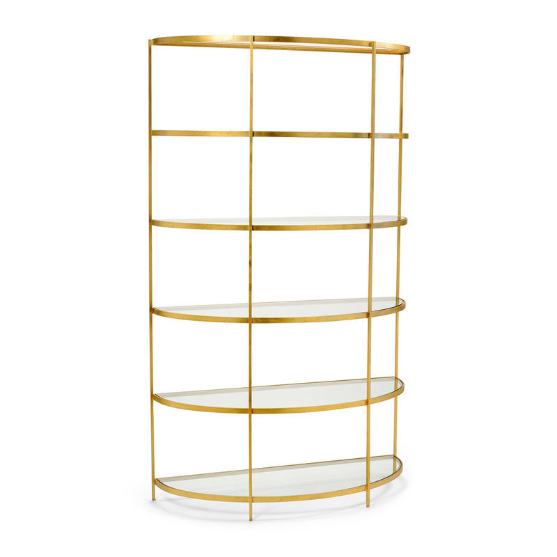 Chandler Gold Iron Made Etagere-Etageres-Wildwood-LOOMLAN