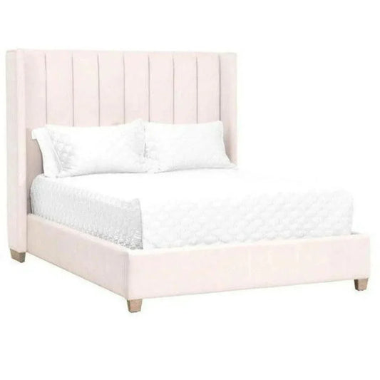 Essentials For Living Chandler Wingback Velvet Bed