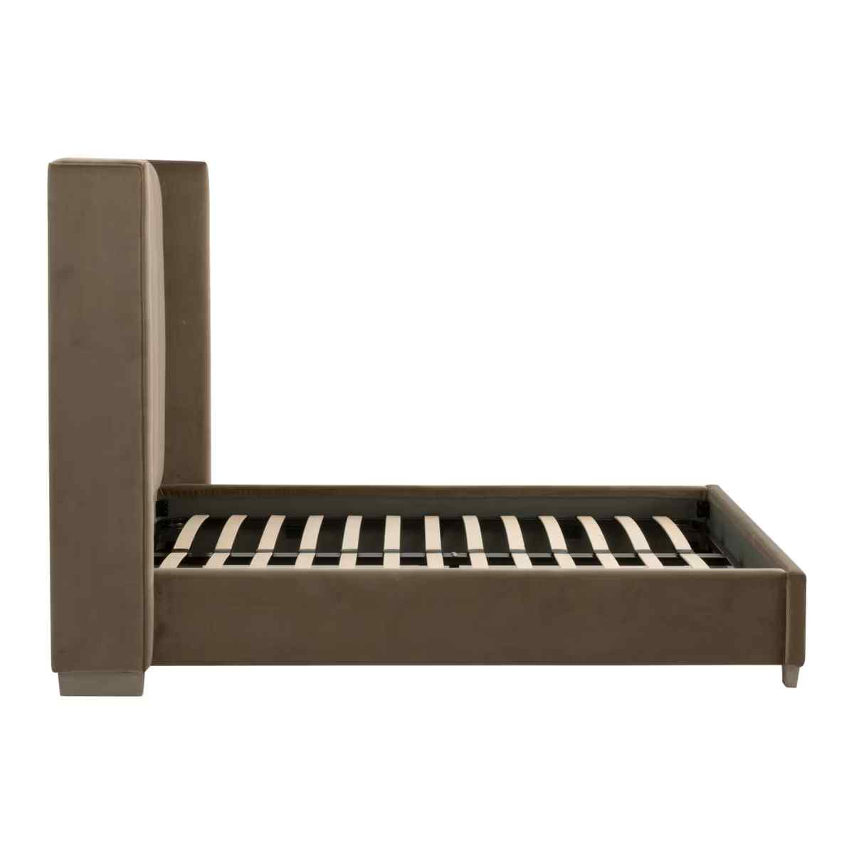 Chandler Wingback Velvet Bed