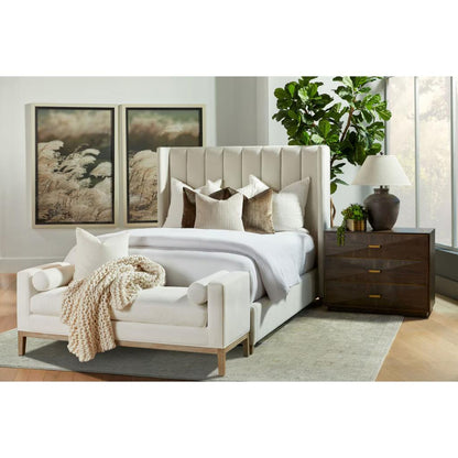 Chandler Wingback Velvet Bed