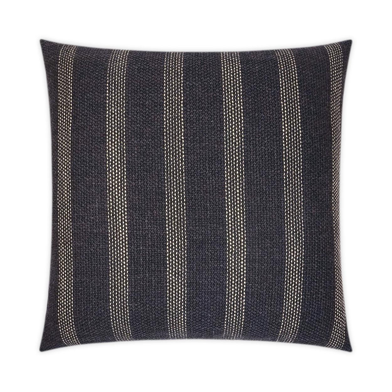 D.V. Kap Channel Black Throw Pillow With Insert