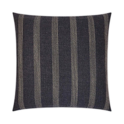 D.V. Kap Channel Black Throw Pillow With Insert