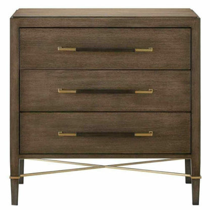 Chanterelle Coffee Champagne Verona Brown Chest Accent Cabinet Accent Cabinets Sideboards and Things By Currey & Co