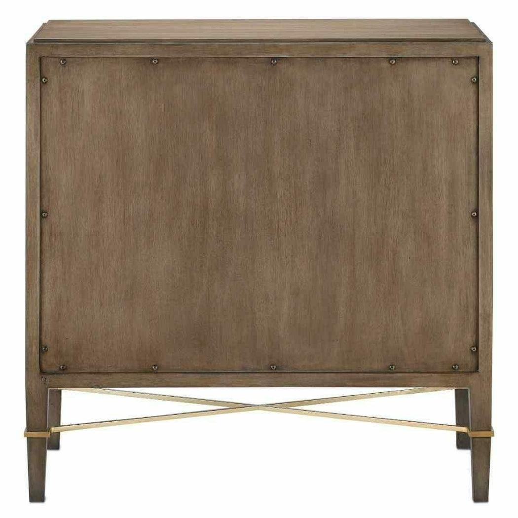 Chanterelle Coffee Champagne Verona Brown Chest Accent Cabinet Accent Cabinets Sideboards and Things By Currey & Co