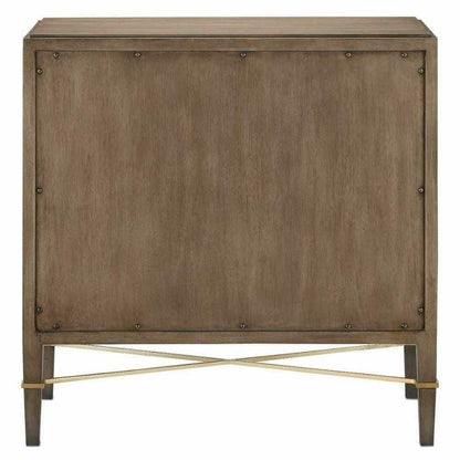 Chanterelle Coffee Champagne Verona Brown Chest Accent Cabinet Accent Cabinets Sideboards and Things By Currey & Co