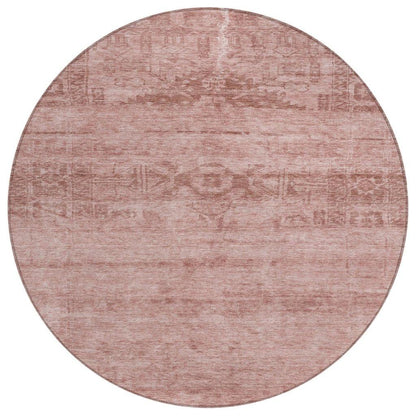 LOOMLAN Rugs Charix Pink Washable Indoor-Outdoor Rug