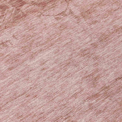 LOOMLAN Rugs Charix Pink Washable Indoor-Outdoor Rug