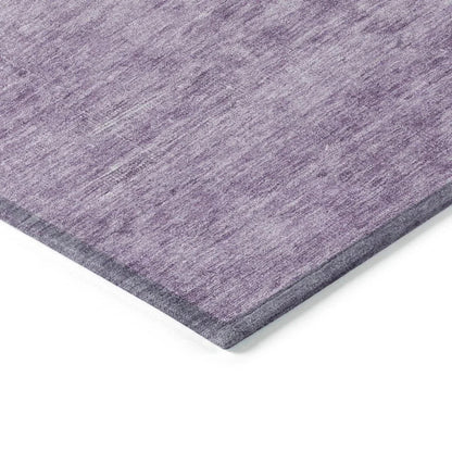 LOOMLAN Rugs Charix Purple Washable Indoor-Outdoor Rug