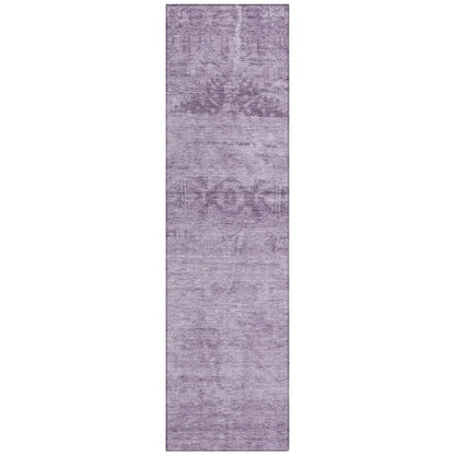 LOOMLAN Rugs Charix Purple Washable Indoor-Outdoor Rug