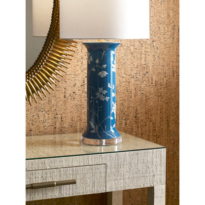Wildwood Chastity Hand Painted Blue Table Lamp