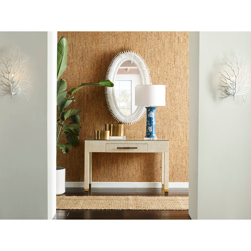 Wildwood Chastity Hand Painted Blue Table Lamp
