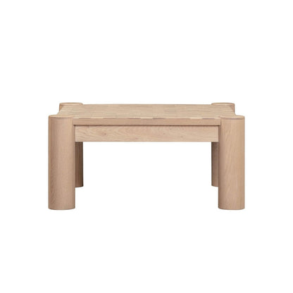 LH Home Checkerboard Wooden Square Coffee Table
