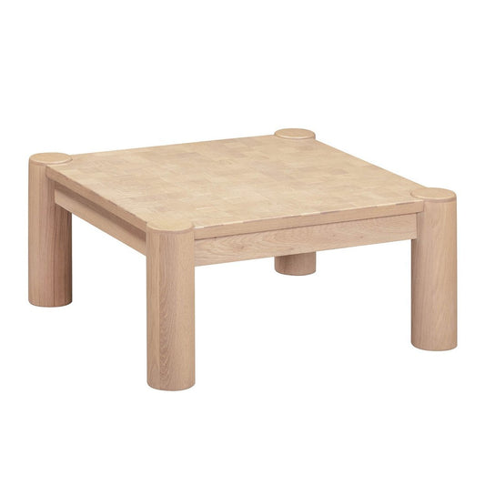 LH Home Checkerboard Wooden Square Coffee Table
