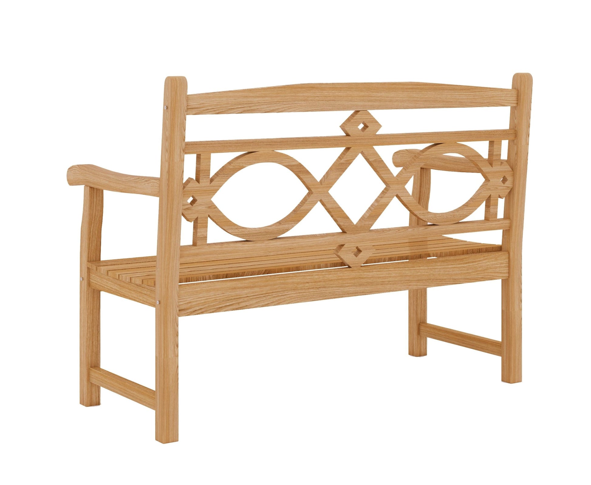 Chelsea 2-Person Teak Outdoor Bench-Outdoor Benches-HiTeak-Sideboards and Things