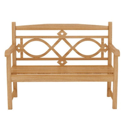 Chelsea 2-Person Teak Outdoor Bench-Outdoor Benches-HiTeak-Sideboards and Things