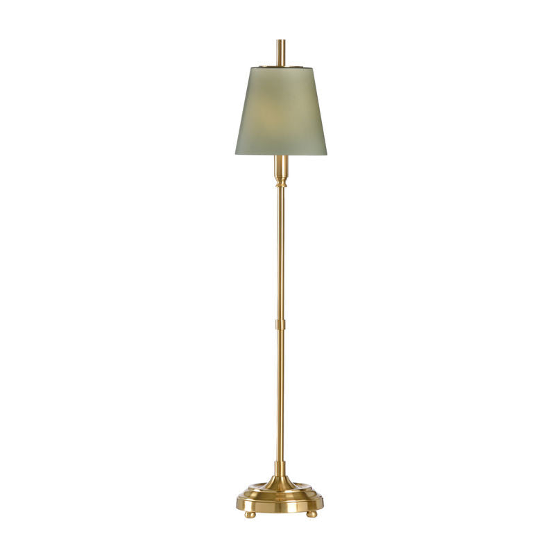 Wildwood Chelsea Frosted Green Glass Table Lamp